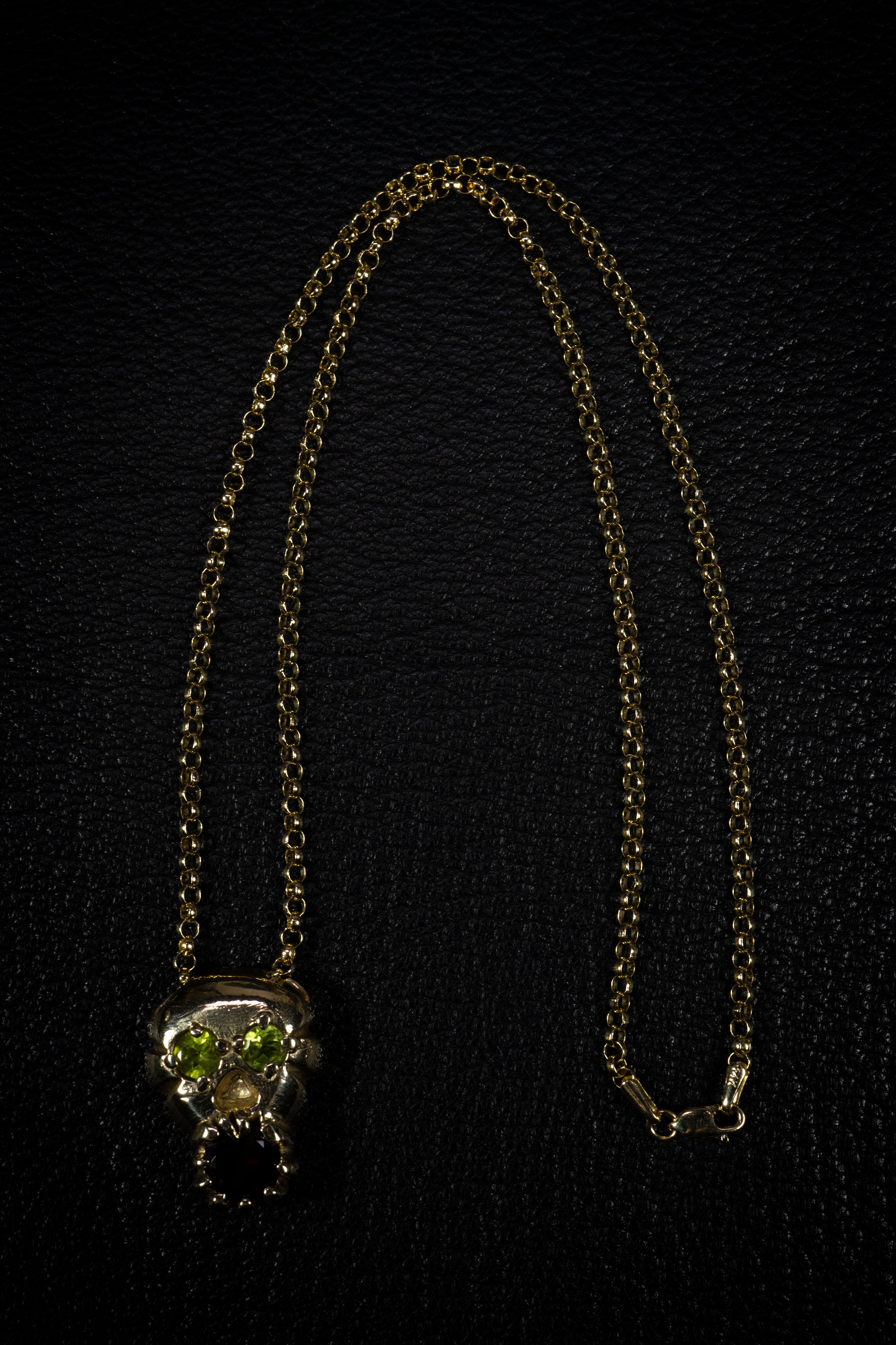 Antique Victorian 9.32Ct Peridot and Seed Pearl 15k Yellow Gold Necklace |  eBay